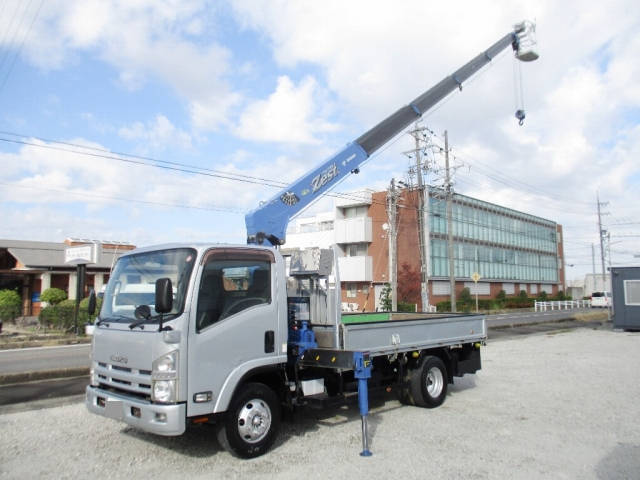 ISUZU Elf Truck (With 5 Steps Of Cranes) BKG-NPR85AR 2011 180,000km