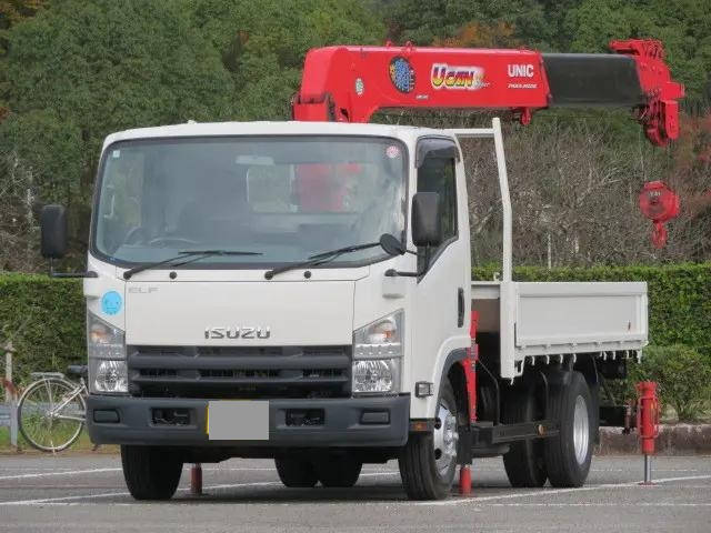 ISUZU Elf Truck (With 6 Steps Of Cranes) SKG-NPR85AR 2011 65,000km