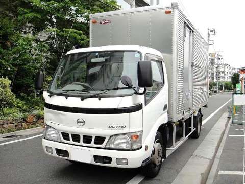 HINO Dutro Aluminum Van KK-XZU341M 2004 96,336km