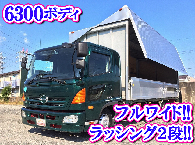 HINO Ranger Aluminum Wing SKG-FD7JLAA 2011 343,957km