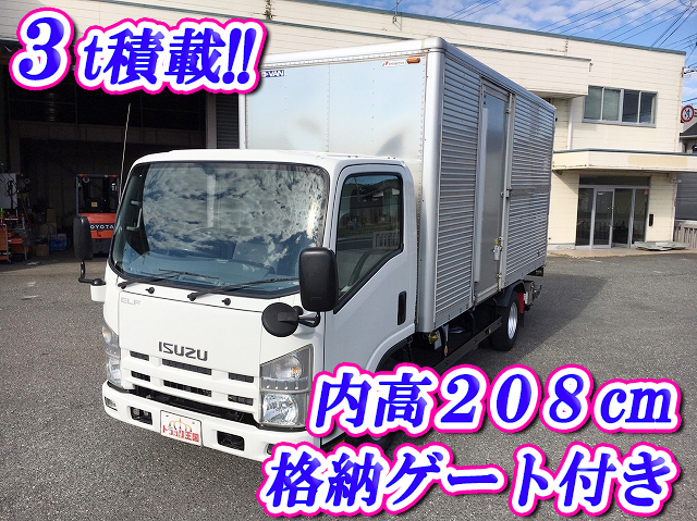 ISUZU Elf Aluminum Van BKG-NMR85N 2009 165,224km