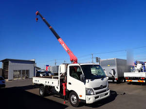 HINO Dutro Truck (With 4 Steps Of Cranes) TKG-XZU710M 2014 243,950km_1