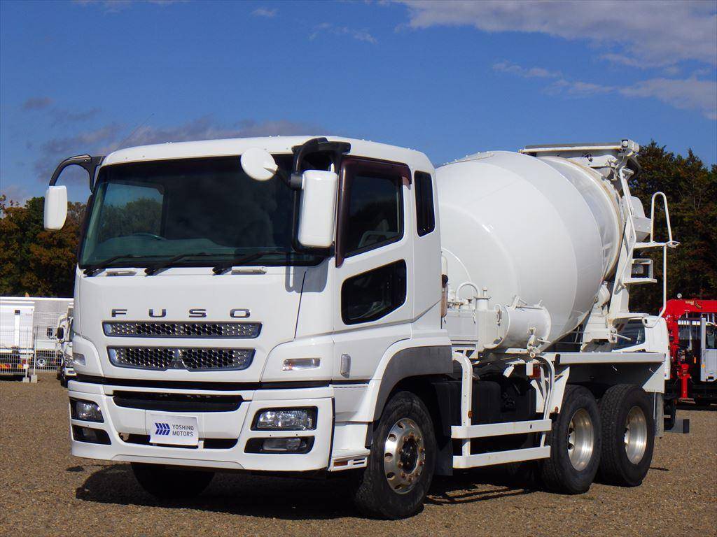 MITSUBISHI FUSO Super Great Mixer Truck QKG-FV60VX 2015 232,000km