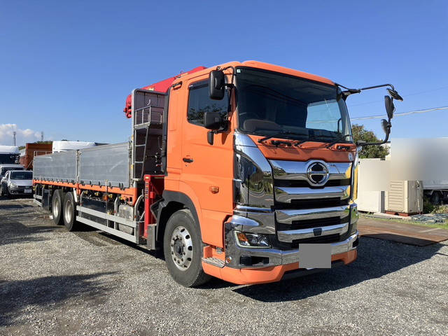 HINO Profia Truck (With 4 Steps Of Cranes) 2DG-FR1AHJ 2019 564,000km