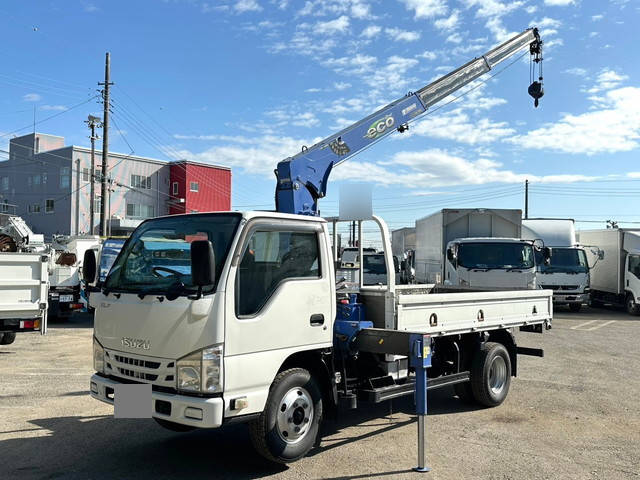 ISUZU Elf Truck (With 3 Steps Of Cranes) TPG-NKR85AR 2015 46,938km