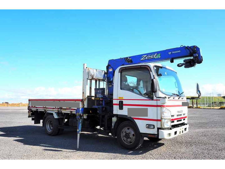 ISUZU Elf Truck (With 3 Steps Of Cranes) SDG-NMS85AN 2011 229,117km