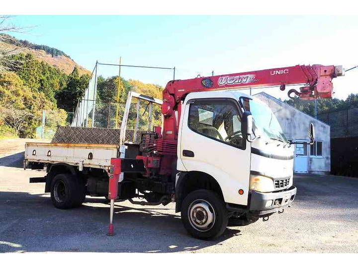 HINO Dutro Truck (With 4 Steps Of Cranes) KK-XZU382M 2004 245,117km