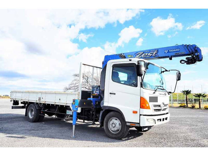 HINO Ranger Truck (With 4 Steps Of Cranes) BKG-FC7JKYA 2011 95,392km