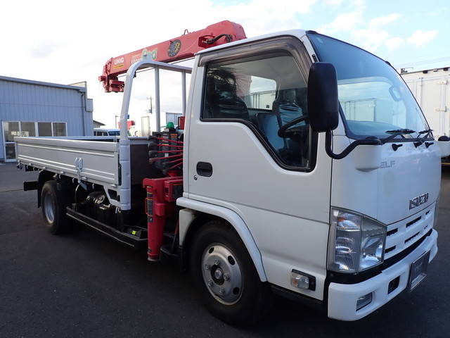 ISUZU Elf Truck (With 3 Steps Of Cranes) TKG-NKR85R 2014 46,200km