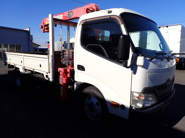 HINO Dutro Truck (With 3 Steps Of Cranes) TKG-XZU650M 2012 49,700km