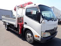 HINO Dutro Truck (With 3 Steps Of Cranes) TKG-XZU650M 2012 49,700km_1