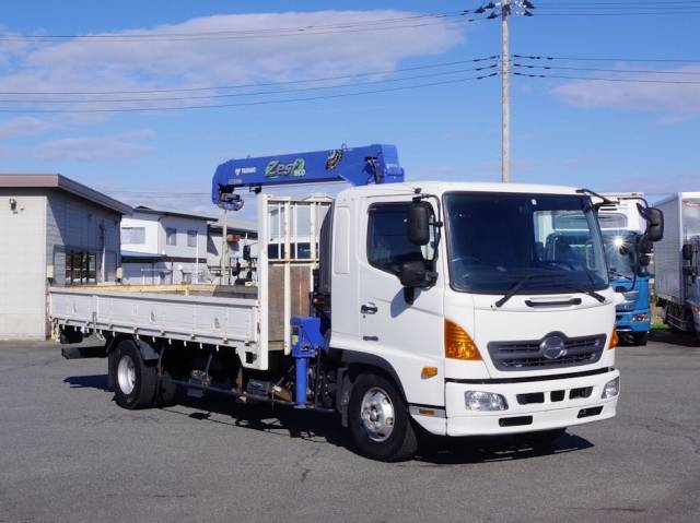 HINO Ranger Truck (With 4 Steps Of Cranes) TKG-FD9JLAA 2017 72,000km