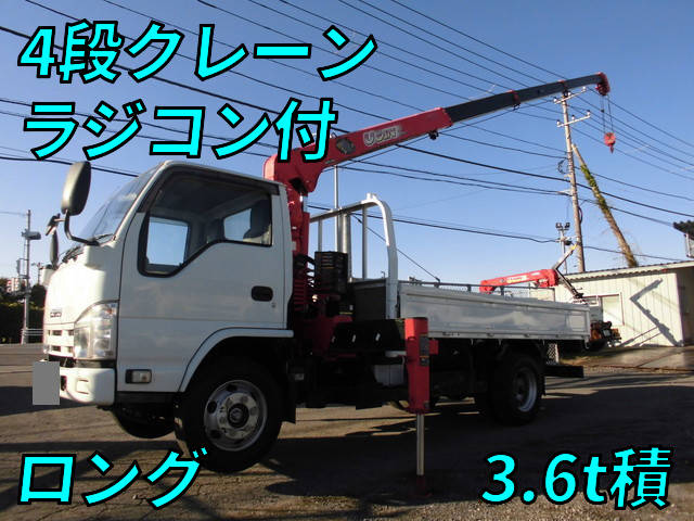 ISUZU Elf Truck (With 4 Steps Of Cranes) TKG-NKR85R 2013 111,574km