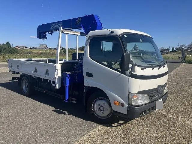 HINO Dutro Truck (With 4 Steps Of Cranes) BKG-XZU344M 2010 61,022km