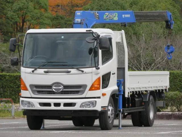 HINO Ranger Truck (With 4 Steps Of Cranes) TKG-FC9JHAA 2013 286,000km