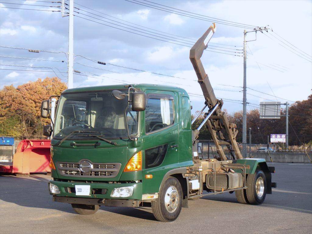 HINO Ranger Container Carrier Truck TKG-FD9JGAA 2014 406,000km