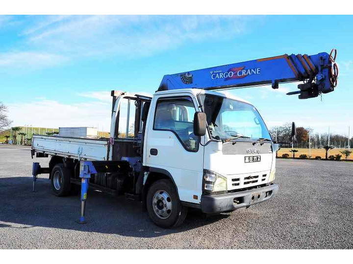 ISUZU Elf Truck (With 5 Steps Of Cranes) PA-NPR81R 2005 111,928km