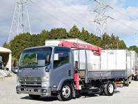 ISUZU Elf Truck (With 4 Steps Of Cranes) BDG-NPR85AR 2008 253,000km_1