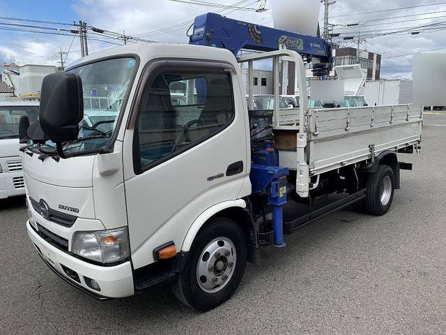 HINO Dutro Truck (With 3 Steps Of Cranes) TKG-XZU650M 2014 304,749km