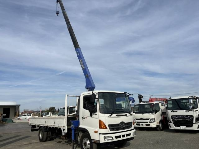 HINO Ranger Truck (With 4 Steps Of Cranes) TKG-FC9JKAP 2015 48,500km