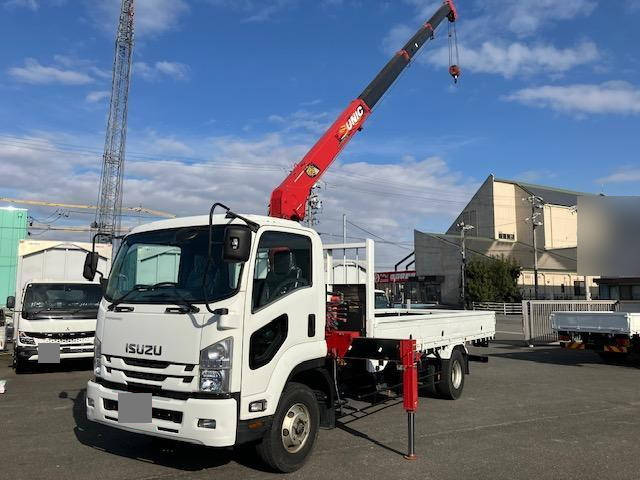 ISUZU Forward Truck (With 4 Steps Of Cranes) TKG-FRR90S1 2017 84,000km