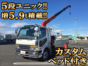 MITSUBISHI FUSO Fighter Truck (With 5 Steps Of Unic Cranes) KC-FK629HZ 1998 308,133km_1