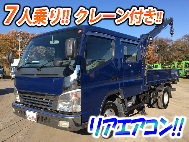 MITSUBISHI FUSO Canter Double Cab (with crane) PA-FE82DE 2006 113,882km