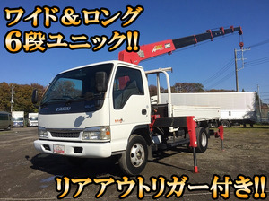 ISUZU Elf Truck (With 6 Steps Of Unic Cranes) KR-NPR72LR 2004 16,777km_1