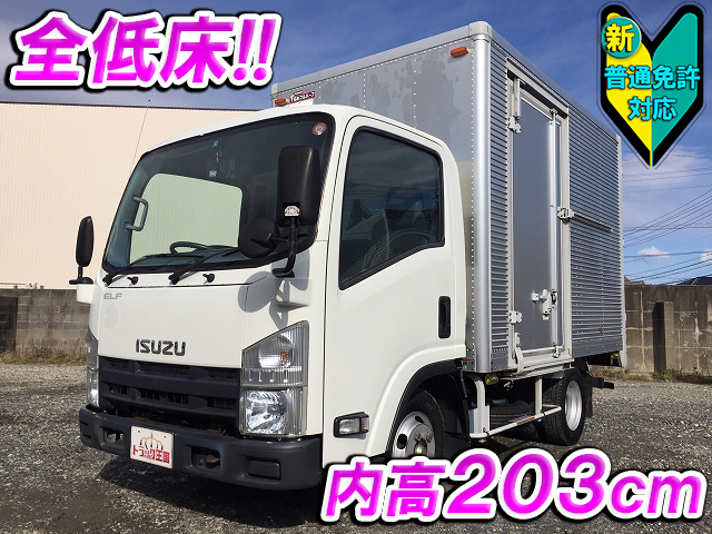 ISUZU Elf Aluminum Van BKG-NLR85AN 2010 89,190km