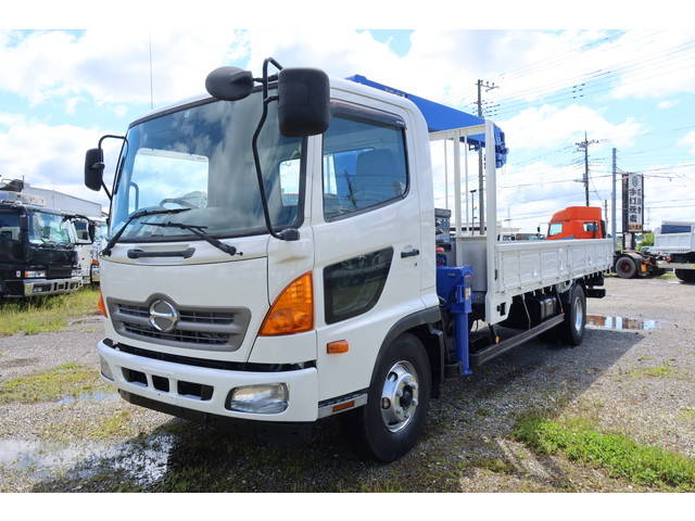 HINO Ranger Truck (With 4 Steps Of Cranes) TKG-FC9JKAP 2012 104,789km