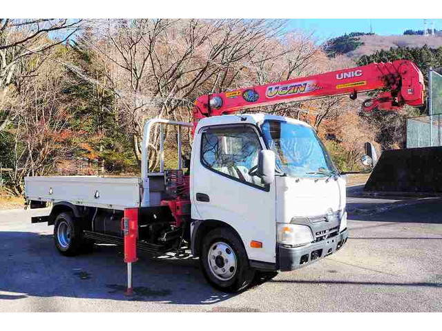 HINO Dutro Truck (With 4 Steps Of Cranes) TKG-XZU650M 2015 46,461km