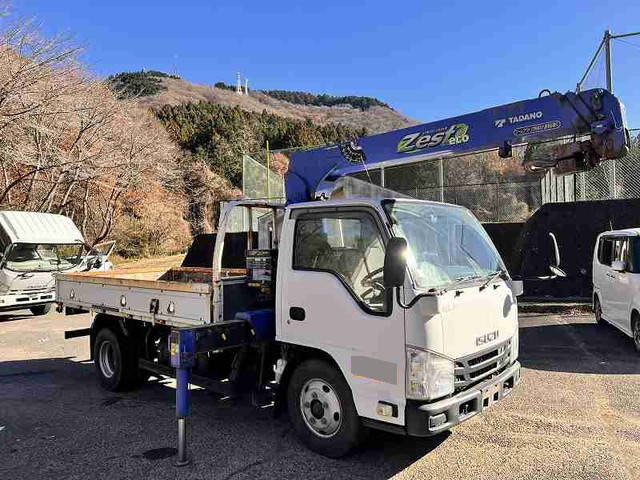 ISUZU Elf Truck (With 3 Steps Of Cranes) TPG-NKR85AR 2015 71,021km