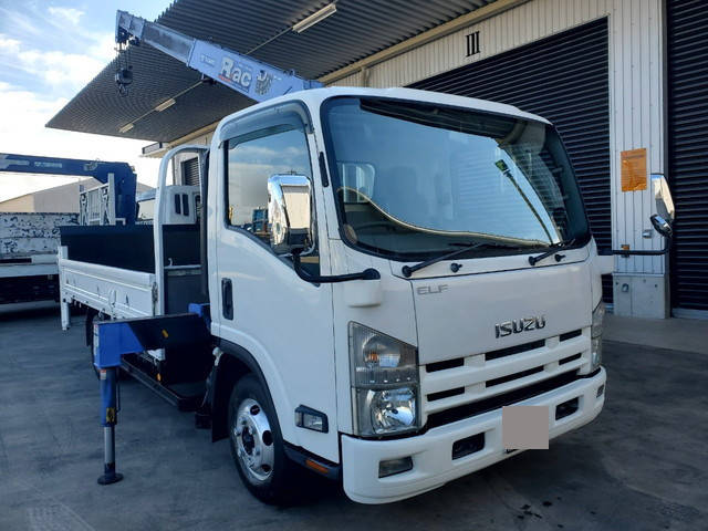 ISUZU Elf Truck (With 4 Steps Of Cranes) BKG-NPR85AR 2010 -