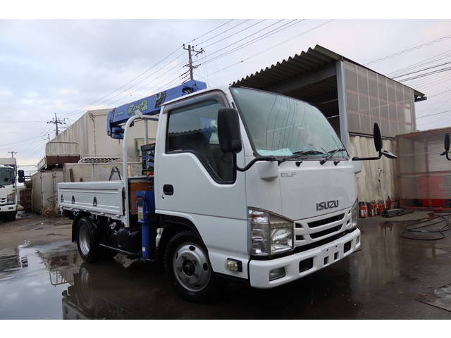 ISUZU Elf Truck (With 3 Steps Of Cranes) TRG-NKR85A 2015 171,575km