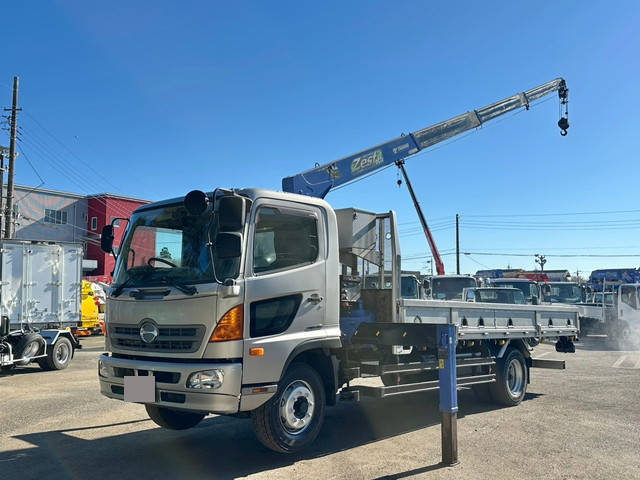 HINO Ranger Truck (With 4 Steps Of Cranes) QKG-FJ7JKAA 2016 535,138km