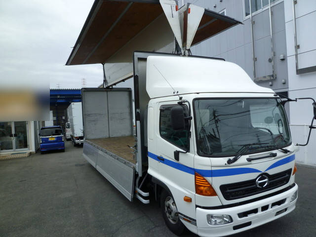 HINO Ranger Aluminum Wing TKG-FD7JMAA 2016 424,216km