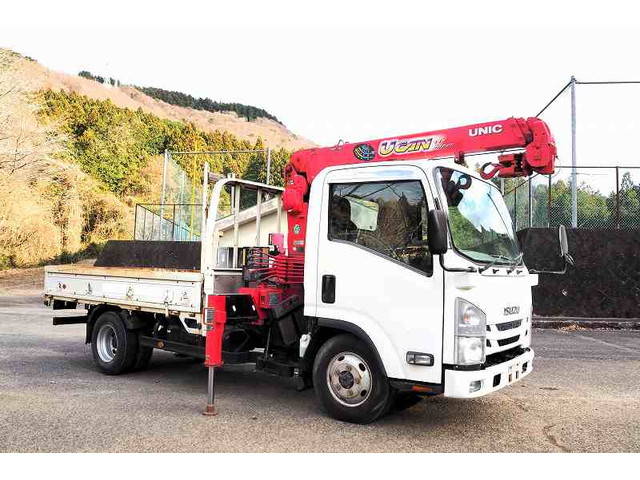 ISUZU Elf Truck (With 3 Steps Of Cranes) TPG-NMS85AR 2015 94,629km