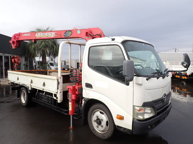 HINO Dutro Truck (With 3 Steps Of Cranes) TKG-XZU650M 2012 48,900km