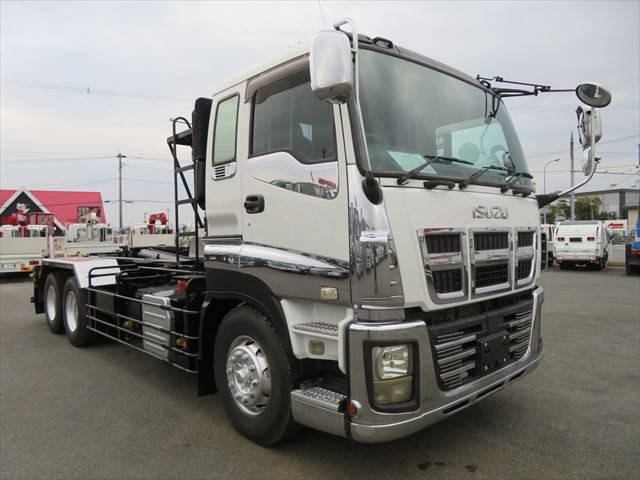 ISUZU Giga Container Carrier Truck LKG-CYZ77AM 2011 744,000km