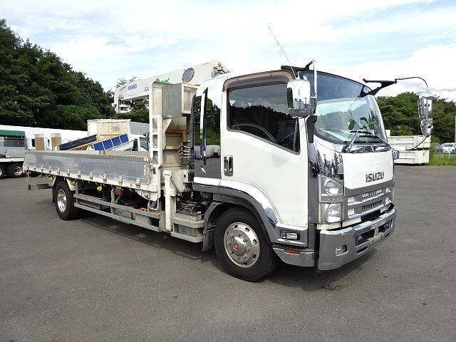 ISUZU Forward Truck (With 5 Steps Of Cranes) QKG-FTR34S2 2013 439,617km