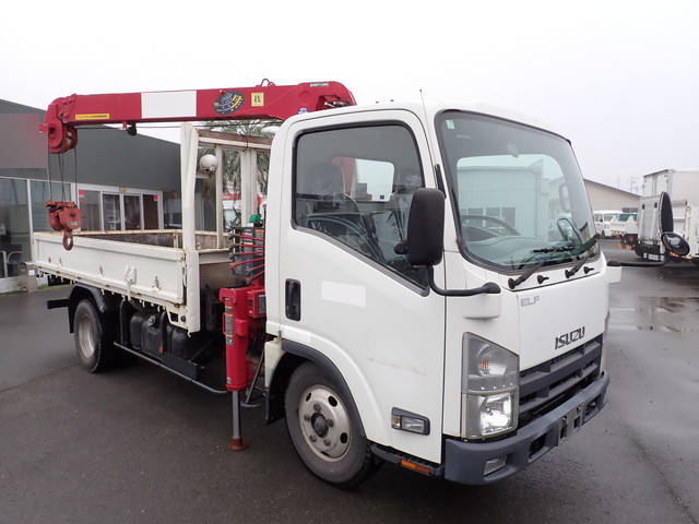 ISUZU Elf Truck (With 3 Steps Of Cranes) TKG-NMR85AN 2013 49,400km