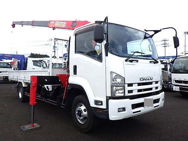 ISUZU Forward Truck (With 4 Steps Of Cranes) TKG-FRR90S2 2013 72,973km