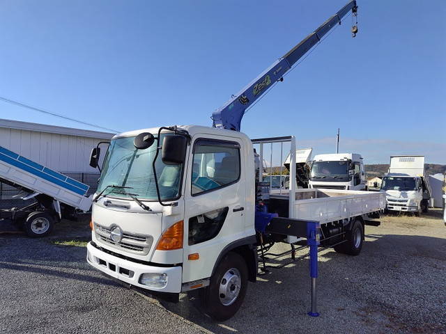 HINO Ranger Truck (With 4 Steps Of Cranes) TKG-FC9JKAP 2013 81,962km