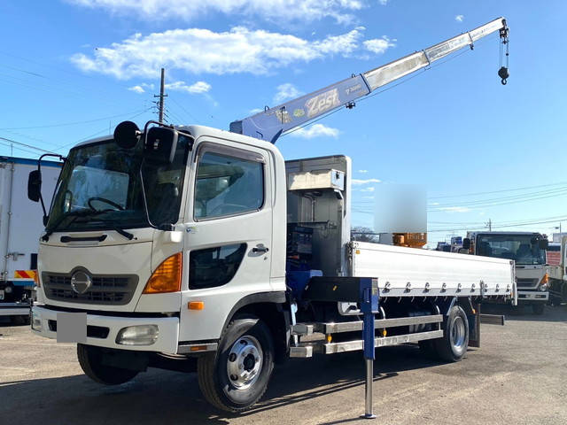 HINO Ranger Truck (With 4 Steps Of Cranes) BKG-FC7JKYA 2011 62,817km