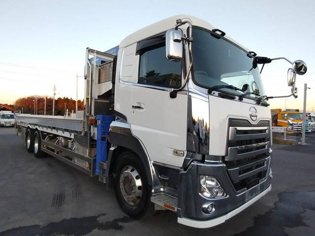 UD TRUCKS Quon Truck (With 4 Steps Of Cranes) 2PG-CW5CA 2020 175,535km