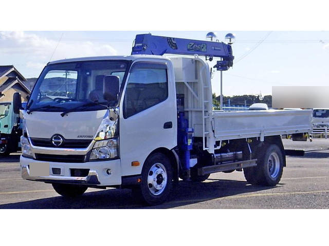 HINO Dutro Truck (With 3 Steps Of Cranes) 2KG-XZU710M 2018 386,000km