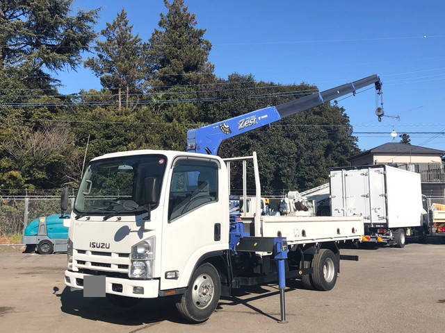 ISUZU Elf Truck (With 4 Steps Of Cranes) BKG-NMR85AR 2010 97,211km