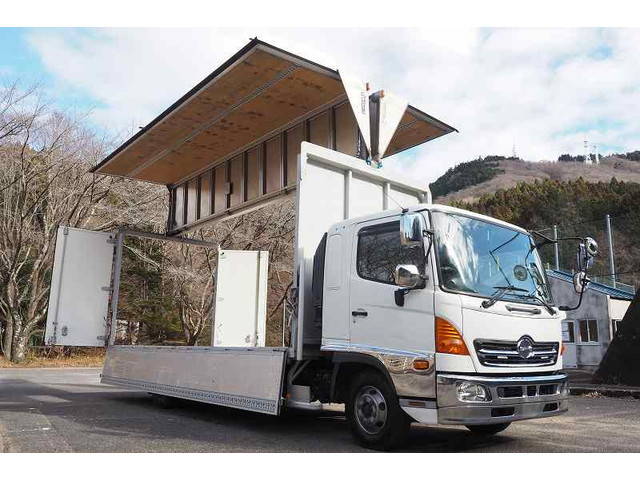 HINO Ranger Aluminum Wing TKG-FD9JLAA 2016 374,311km