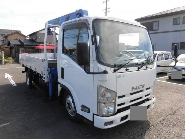 ISUZU Elf Truck (With 3 Steps Of Cranes) TKG-NMR85AR 2014 63,000km