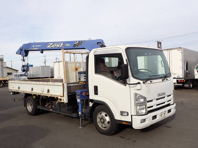 ISUZU Elf Truck (With 3 Steps Of Cranes) BKG-NPR85AR 2011 91,100km